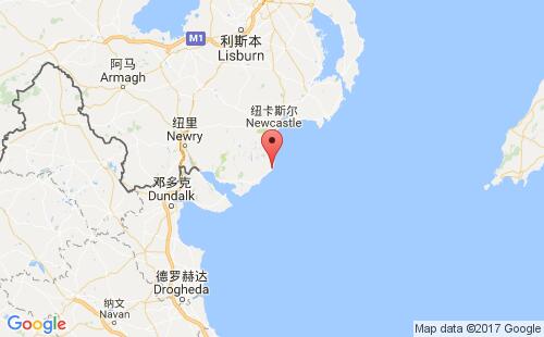 英國(guó)港口安納隆annalong港口地圖