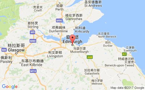 英國(guó)港口愛(ài)丁堡edinburgh港口地圖