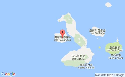 美國(guó)海運(yùn)港口費(fèi)南迪納fernandina港口地圖